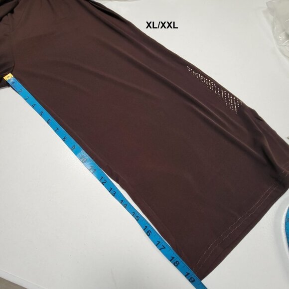 Brown Capris Casual Pants Elastic Waist Pants- Sizes  L/XL and XL/XXL - Picture 16 of 16